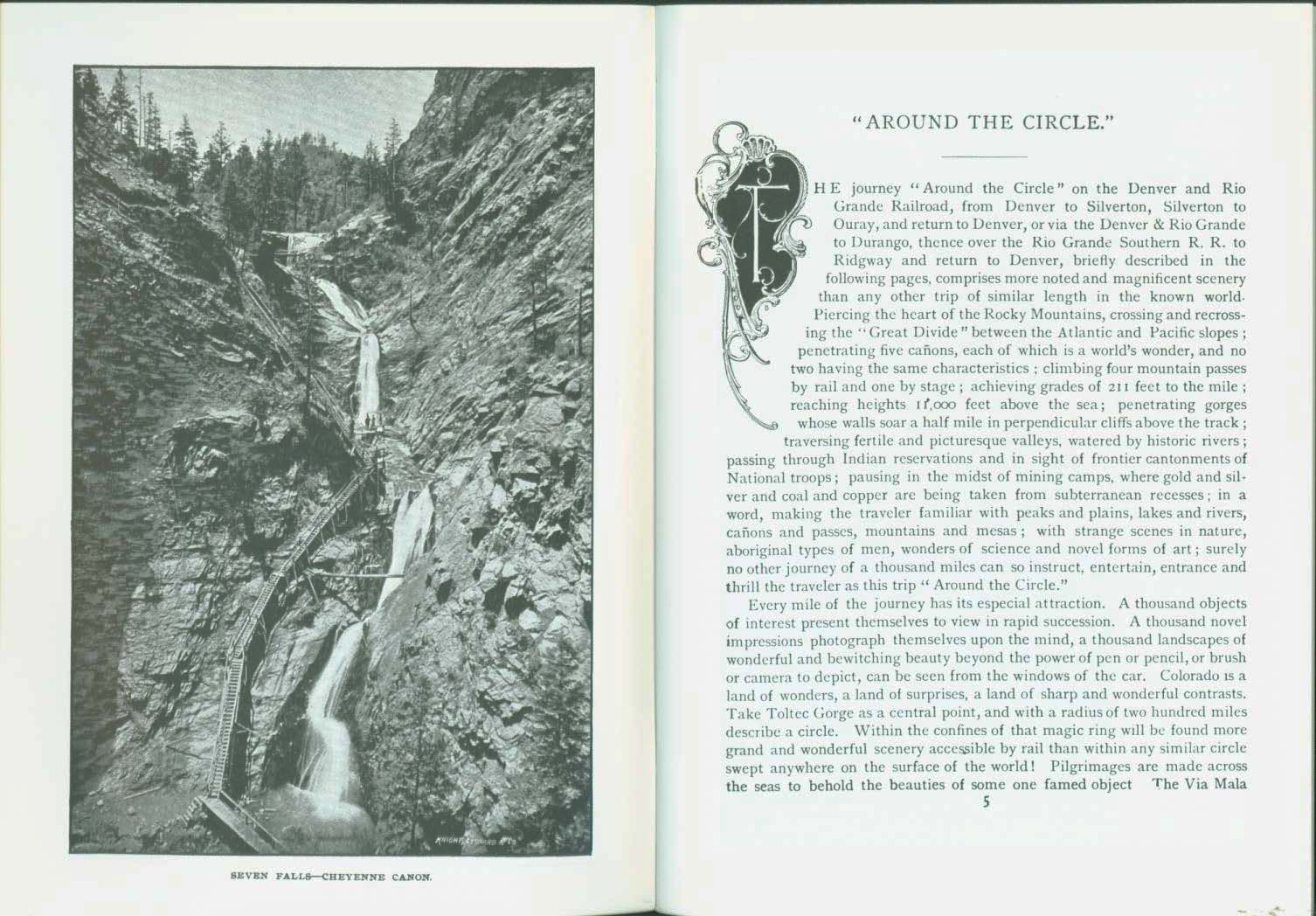 Around the Circle in1892--a thousand miles by rail through the Rocky Mountains. vist0049c